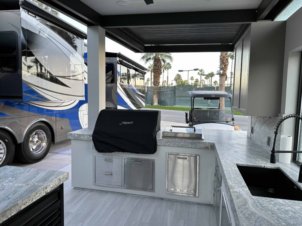 Luxury RV amenities