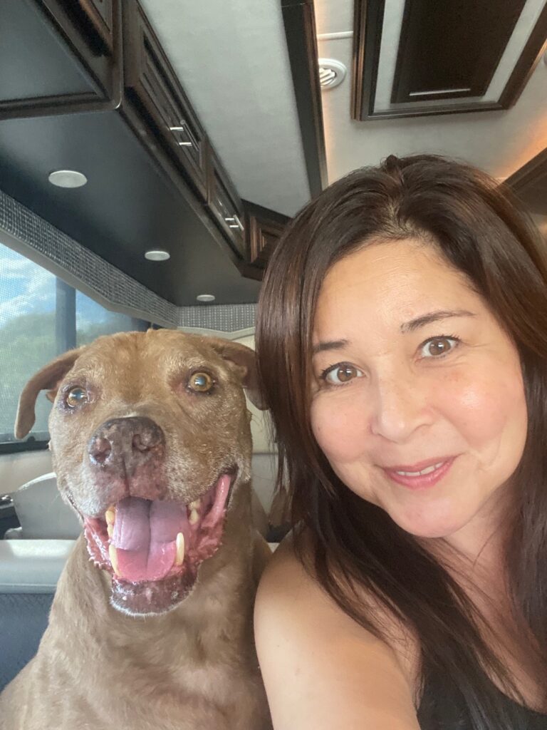 Traveling with pets in a luxury RV