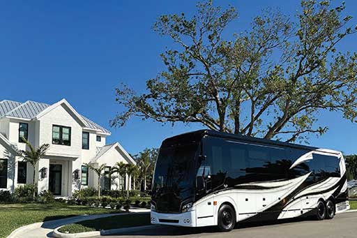 Announcing an Exclusive Opportunity through LiTRV: Charter a Brand-New Prevost Marathon Premium Luxury Motorcoach